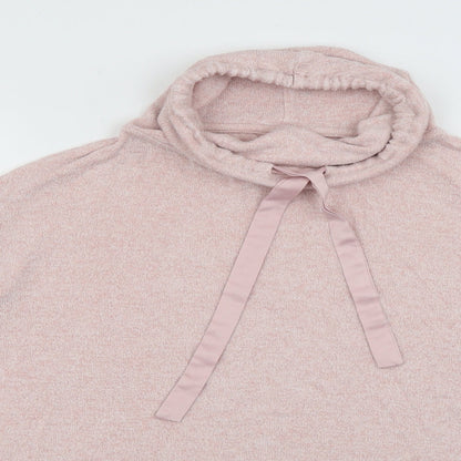 Next Womens Pink Roll Neck  Viscose Pullover Jumper Size M