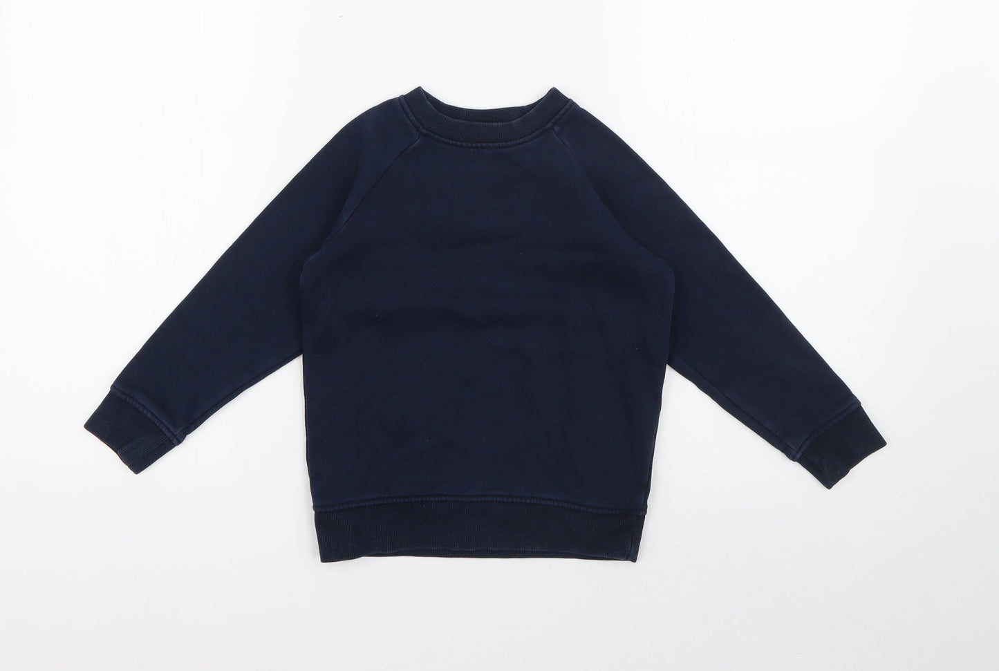 NEXT Boys Blue  Cotton Pullover Sweatshirt Size 4 Years   - School