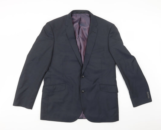 Matalan Mens Blue   Jacket Blazer Size 42  Button