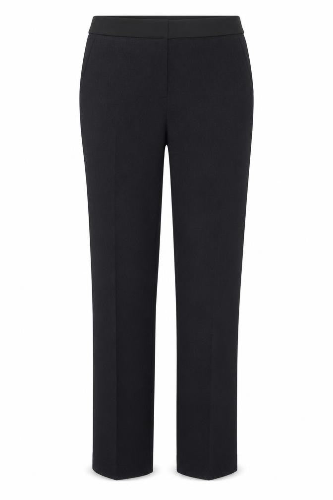 Papaya Womens Blue  Polyester Dress Pants Trousers Size 8 L30 in Regular Hook & Eye