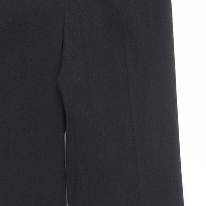 Papaya Womens Blue  Polyester Dress Pants Trousers Size 8 L30 in Regular Hook & Eye