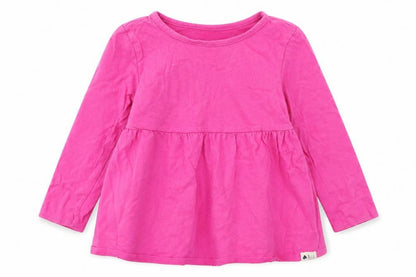 Gap Girls Pink  Cotton Basic T-Shirt Size 2 Years Crew Neck Pullover