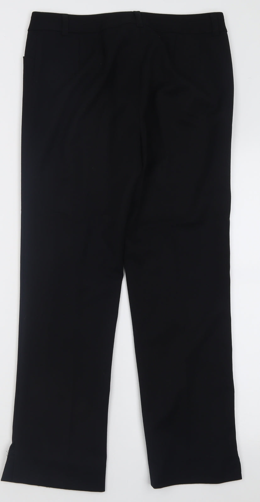 Betty Barclay Womens Black  Polyester Trousers  Size 10 L27 in Regular Button