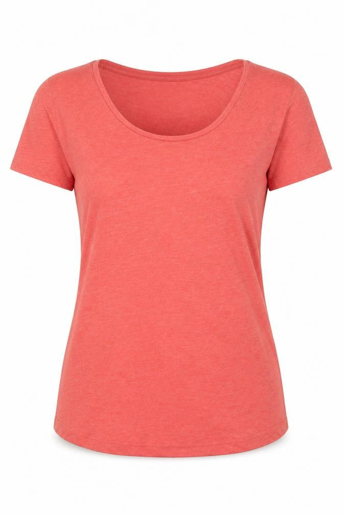 Very Womens Pink  Polyester Basic T-Shirt Size 8 Crew Neck
