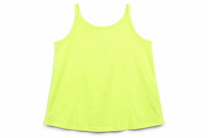F&F Girls Green  Polyester Basic Tank Size 9-10 Years Round Neck Pullover