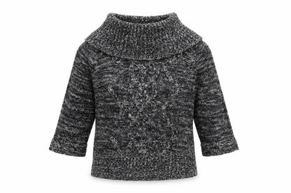 Evie Womens Grey Roll Neck  Acrylic Pullover Jumper Size 10