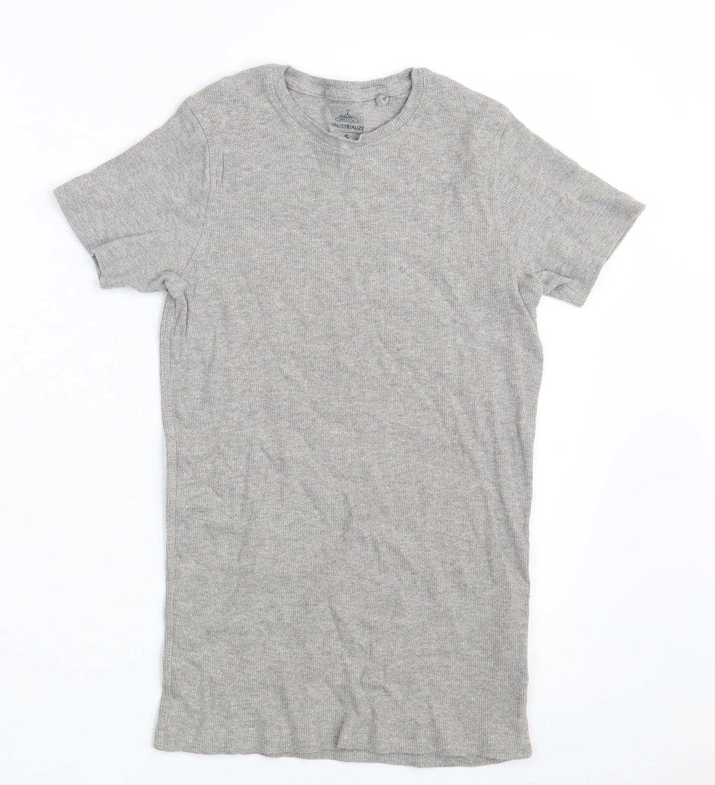 Industrialize Womens Grey  Cotton Pullover Sweatshirt Size S