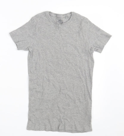 Industrialize Womens Grey  Cotton Pullover Sweatshirt Size S