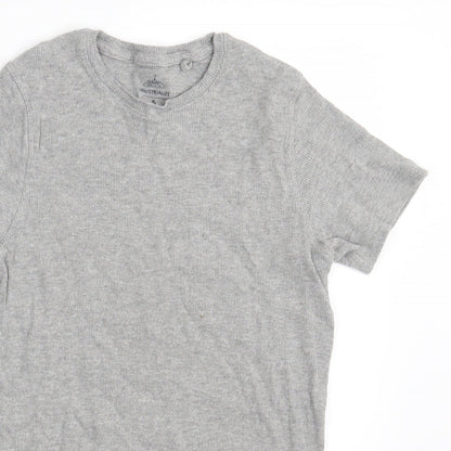 Industrialize Womens Grey  Cotton Pullover Sweatshirt Size S