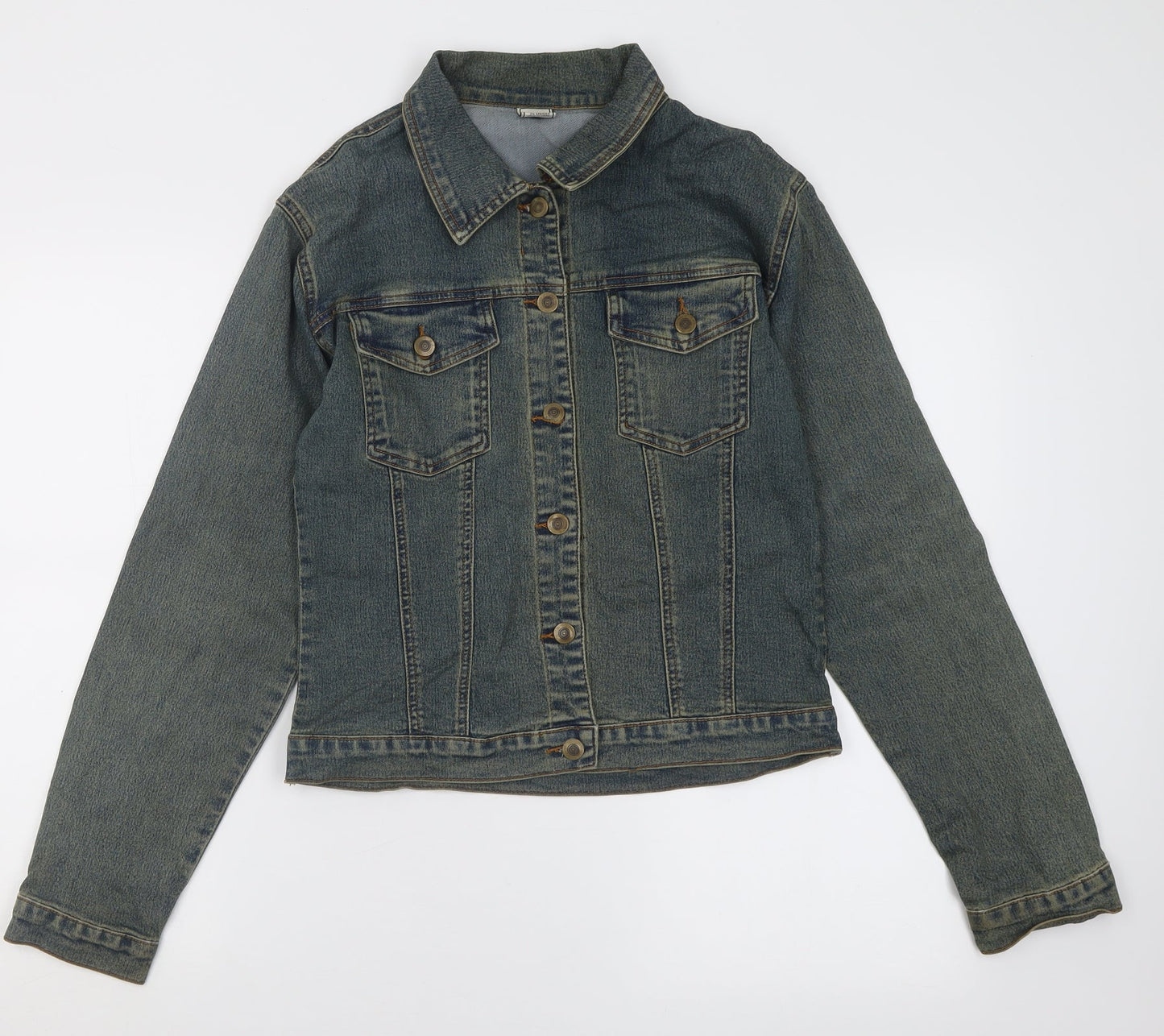 Preworn Womens Blue   Jacket  Size 8  Button