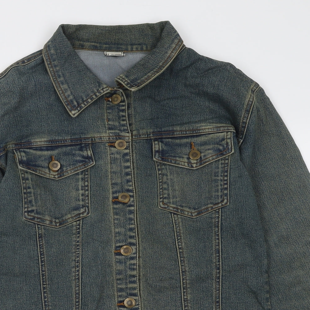 Preworn Womens Blue   Jacket  Size 8  Button