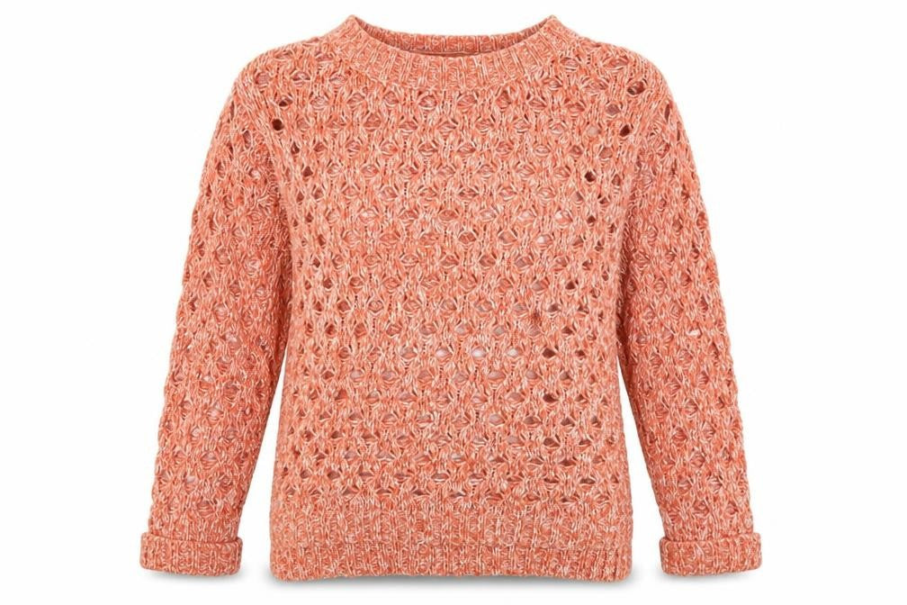 Atmosphere Womens Pink Round Neck  Acrylic Pullover Jumper Size 6