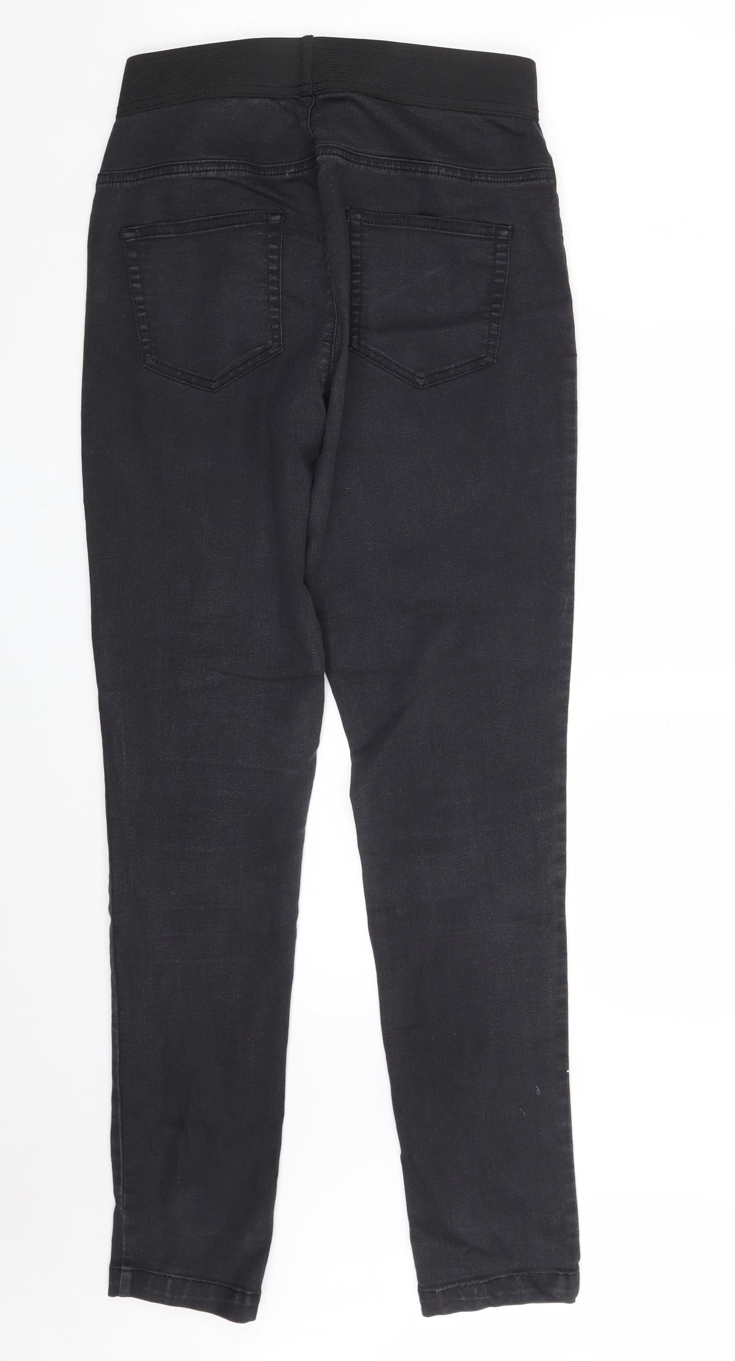Marks and Spencer Womens Black  Cotton Jegging Jeans Size 12 L30 in Slim