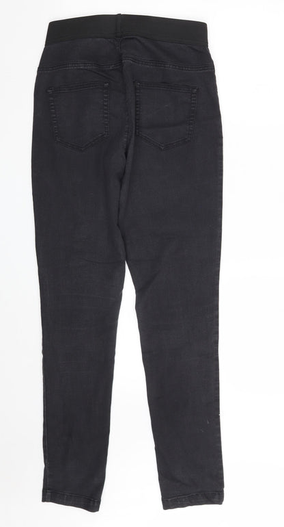 Preloved Marks and Spencer Womens Black  Cotton Jegging Jeans Size 12 L30 in Slim - Back