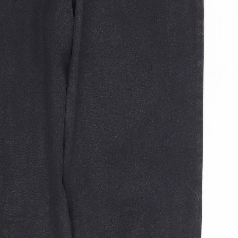 Marks and Spencer Womens Black  Cotton Jegging Jeans Size 12 L30 in Slim