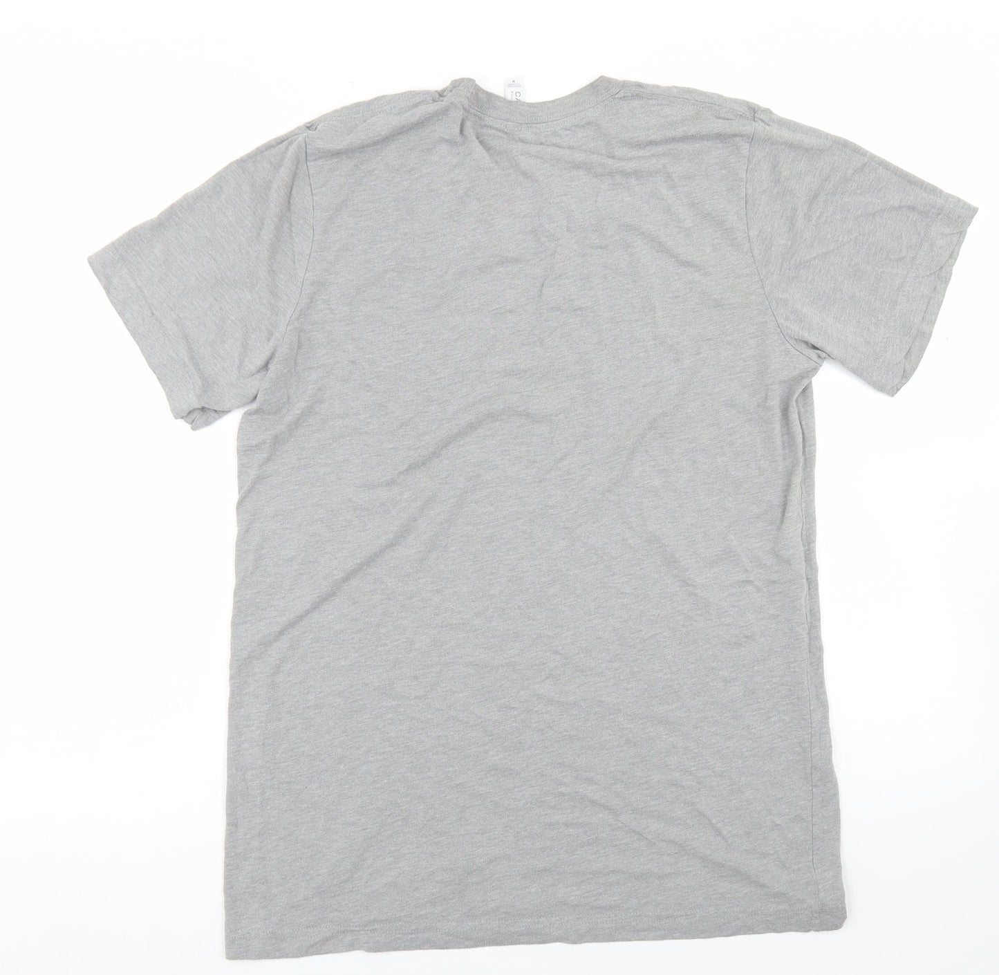 Canvas Womens Grey  Polyester Basic T-Shirt Size M Crew Neck - Summer Madness
