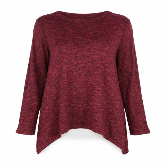 Papaya Womens Red Round Neck  Viscose Pullover Jumper Size 12