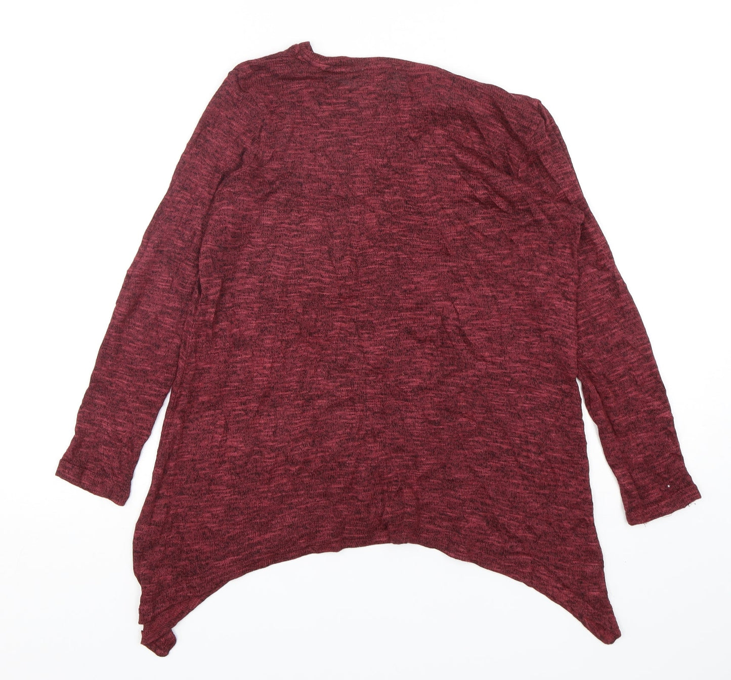 Papaya Womens Red Round Neck  Viscose Pullover Jumper Size 12