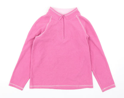 Cherokee Girls Pink  Polyester Pullover Sweatshirt Size 9-10 Years  Pullover
