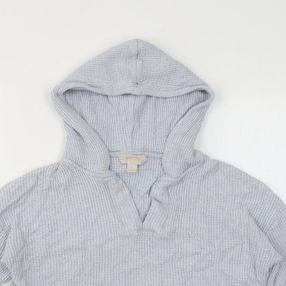 Gap Womens Blue  Viscose Pullover Hoodie Size M