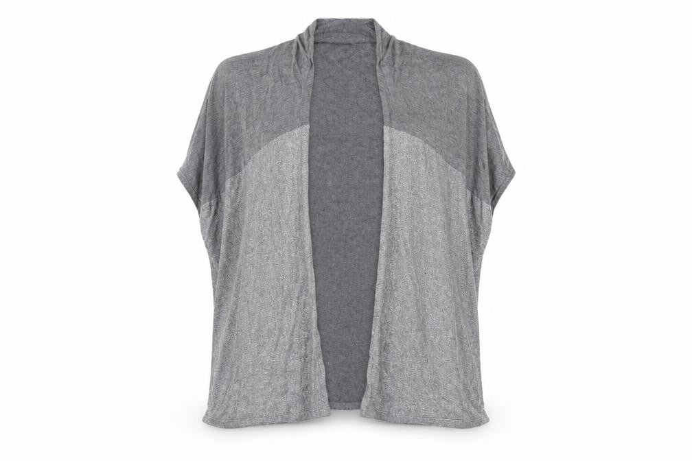 NEXT Womens Grey V-Neck  Polyester Cardigan Jumper Size L