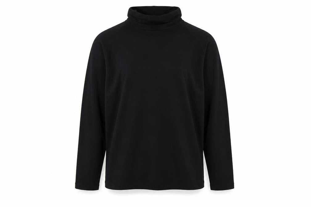 Tchibo Womens Black  Cotton Pullover Sweatshirt Size 16  Pullover