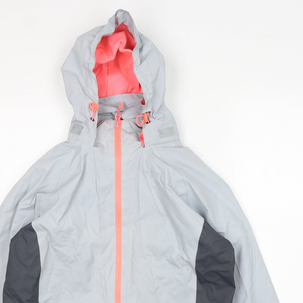 Dunnes Stores Womens Grey   Rain Coat Coat Size 12
