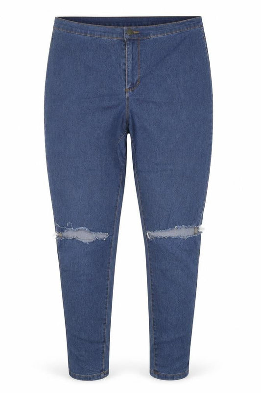 Denim Co Womens Blue  Cotton Skinny Jeans Size 14 L30 in Regular