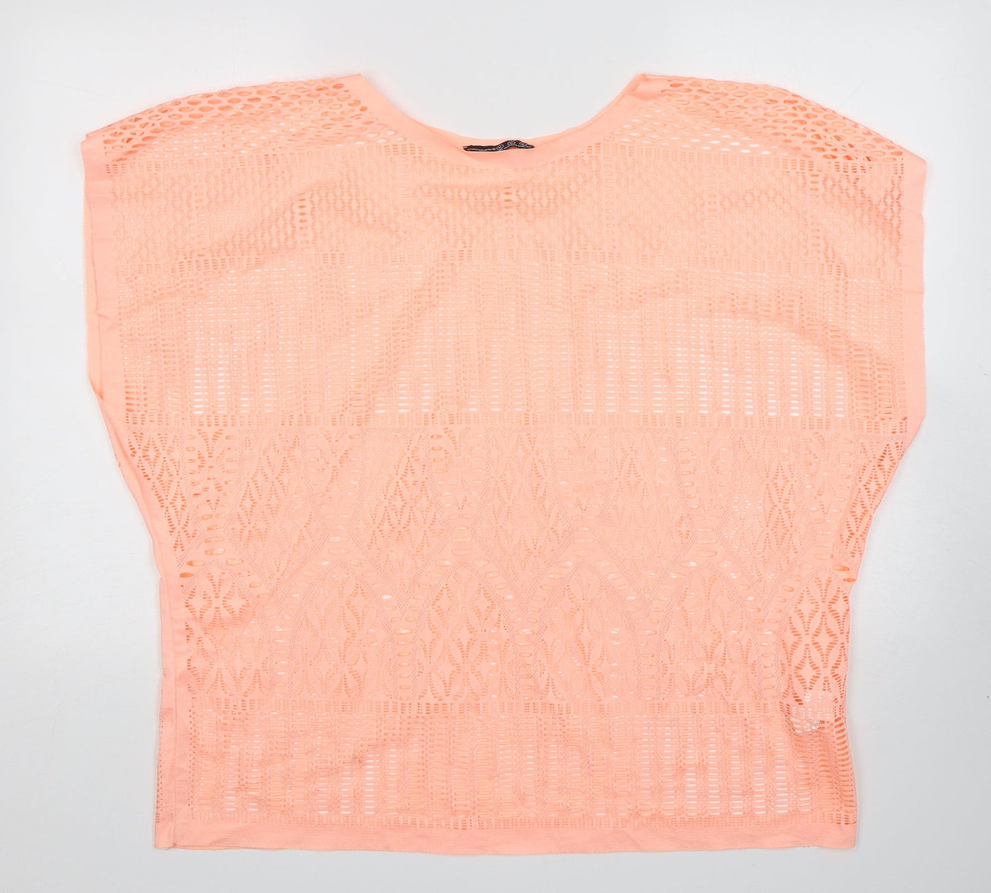 Atmosphere Womens Pink  Polyester Basic T-Shirt Size M Round Neck
