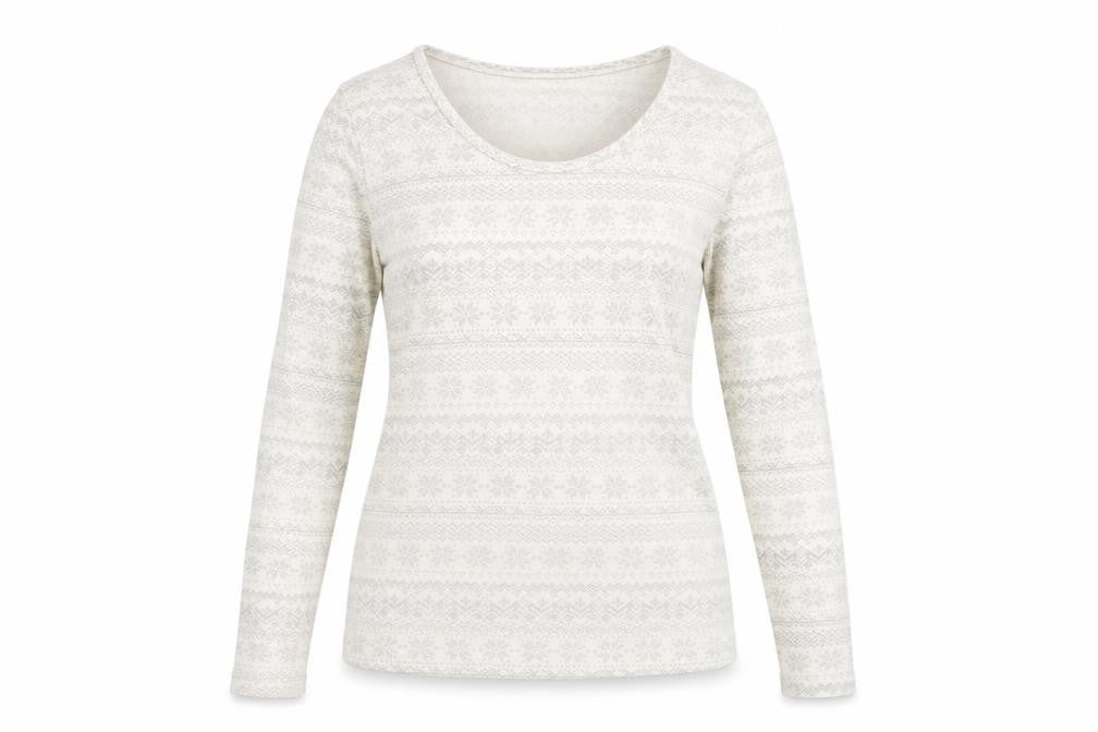 Marks & Spencer Womens White Scoop Neck  Acrylic Pullover Jumper Size 12
