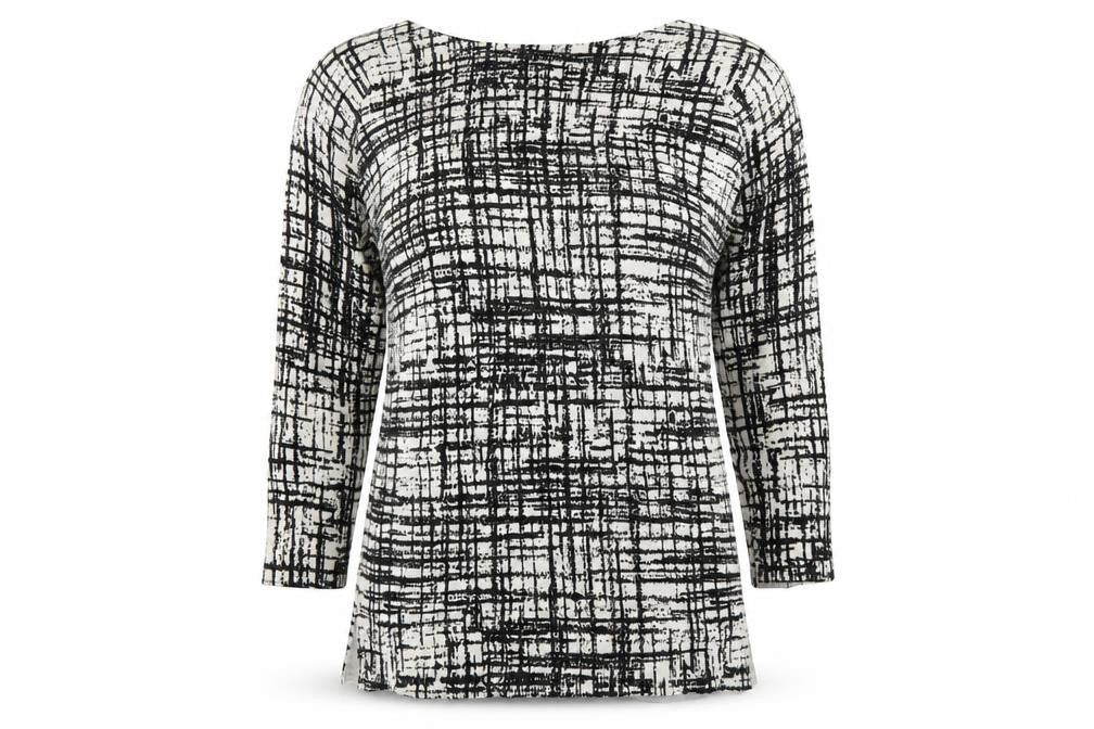 Papaya Womens Black Scoop Neck  Viscose Pullover Jumper Size 8