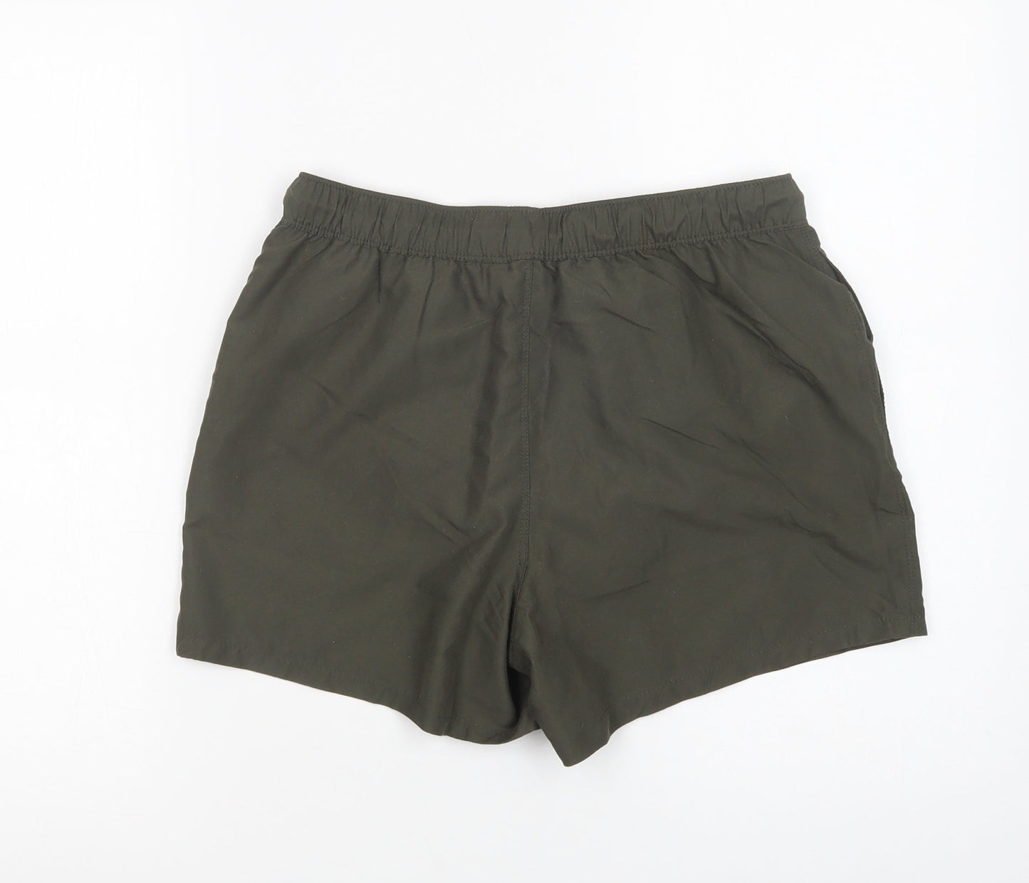 ASOS Womens Green  Polyester Bermuda Shorts Size S L4 in Regular Drawstring