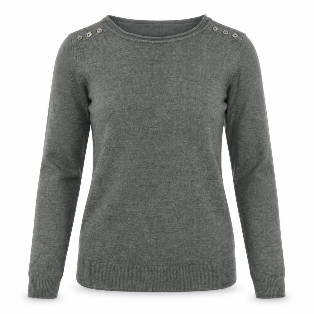 Atmosphere Womens Green Round Neck  Acrylic Pullover Jumper Size 6