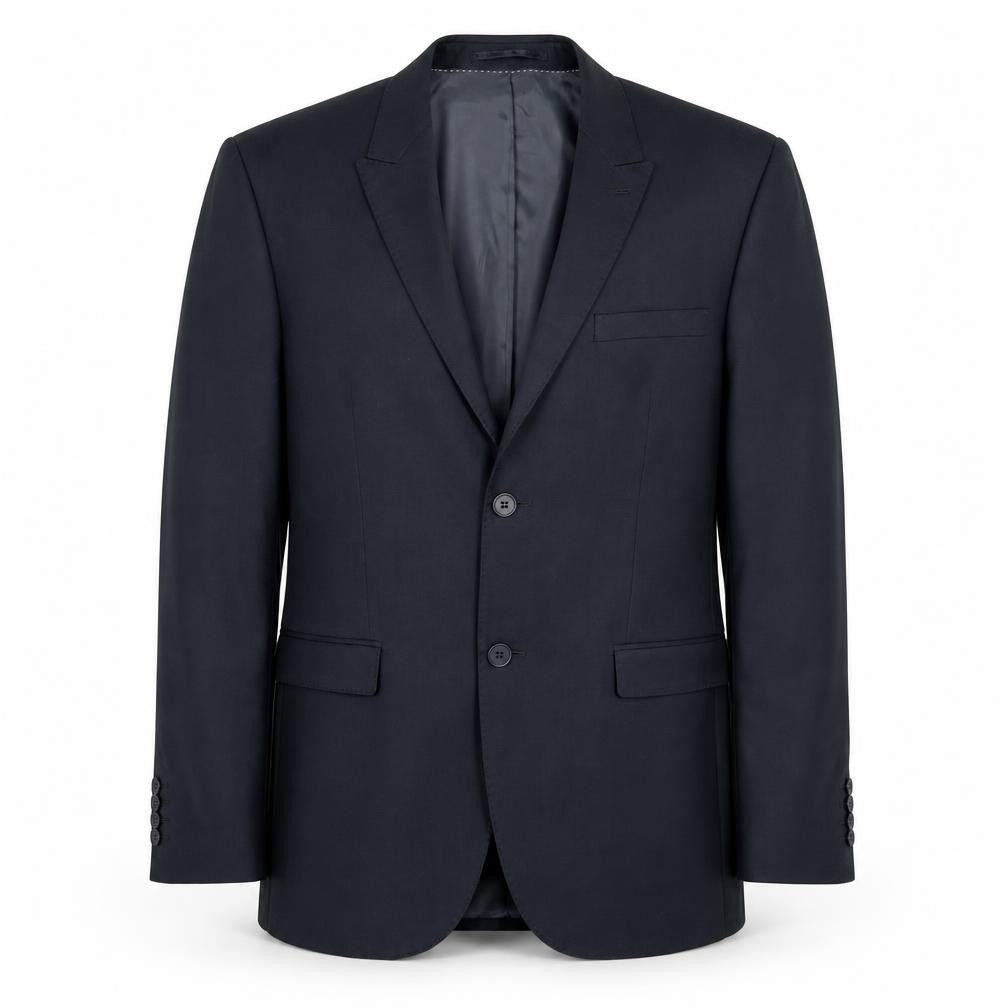 Topman Mens Blue Striped Polyester Jacket Blazer Size 40