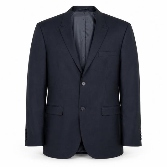Topman Mens Blue Striped Polyester Jacket Blazer Size 40