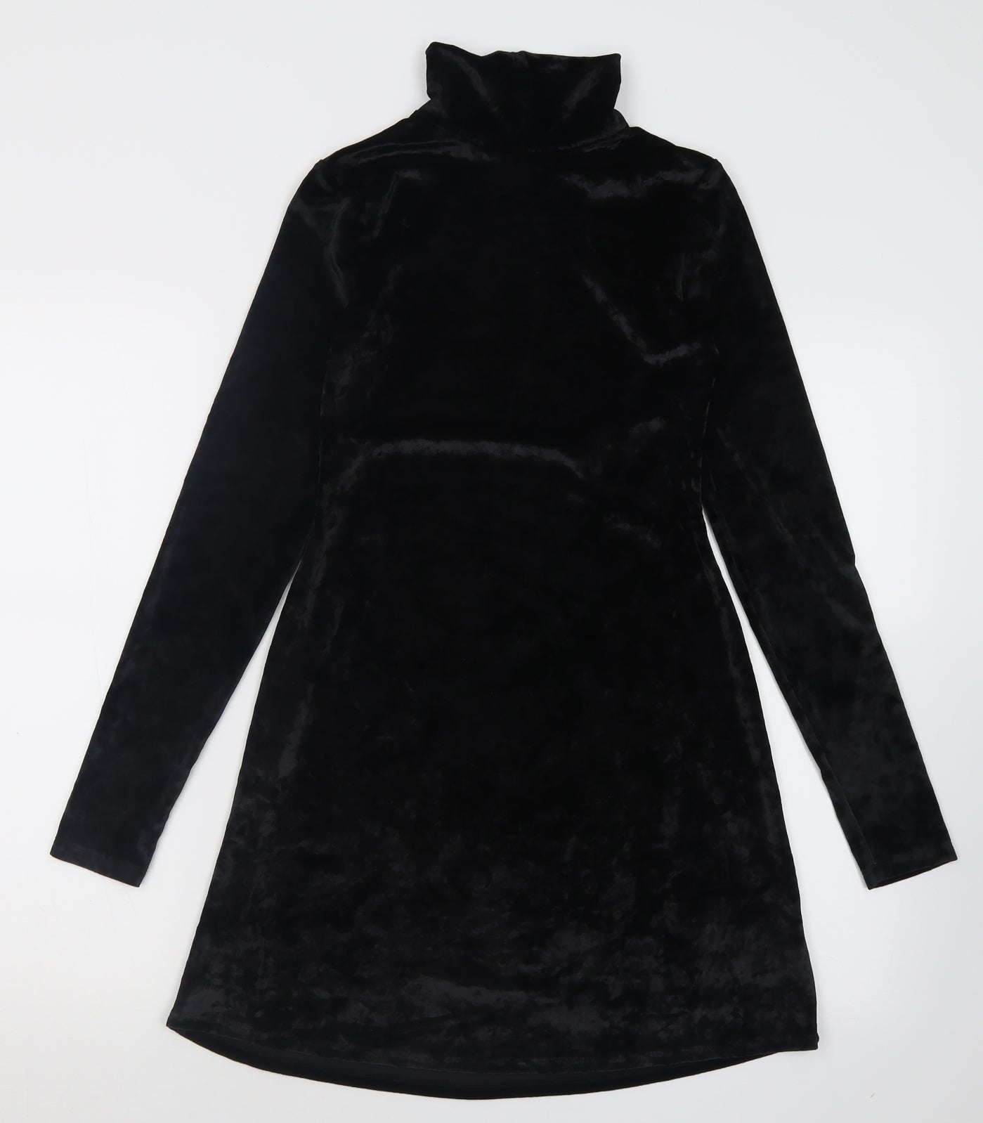 Kimchi Blue Womens Black  Polyester A-Line  Size XS  High Neck Pullover
