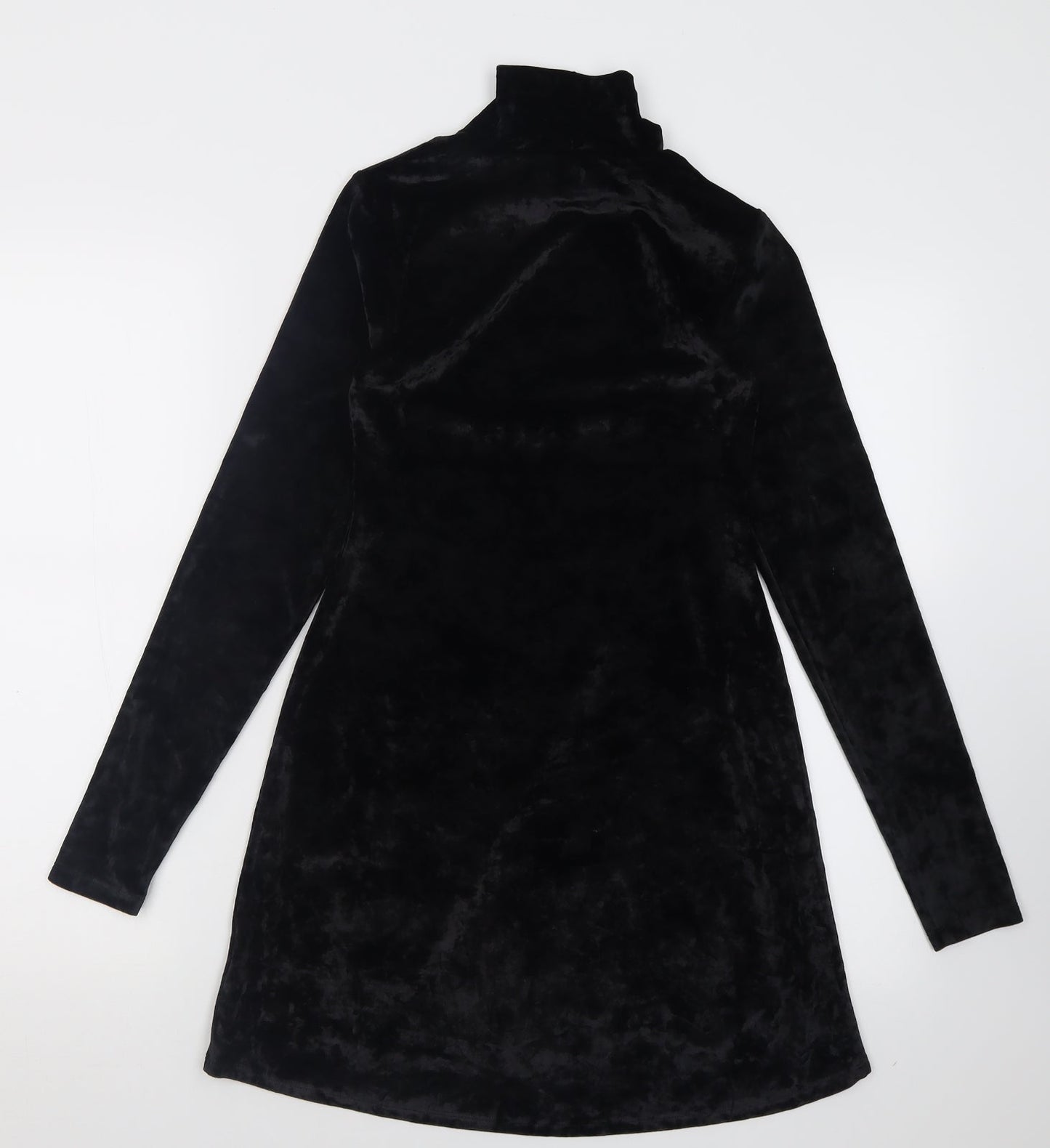 Kimchi Blue Womens Black  Polyester A-Line  Size XS  High Neck Pullover