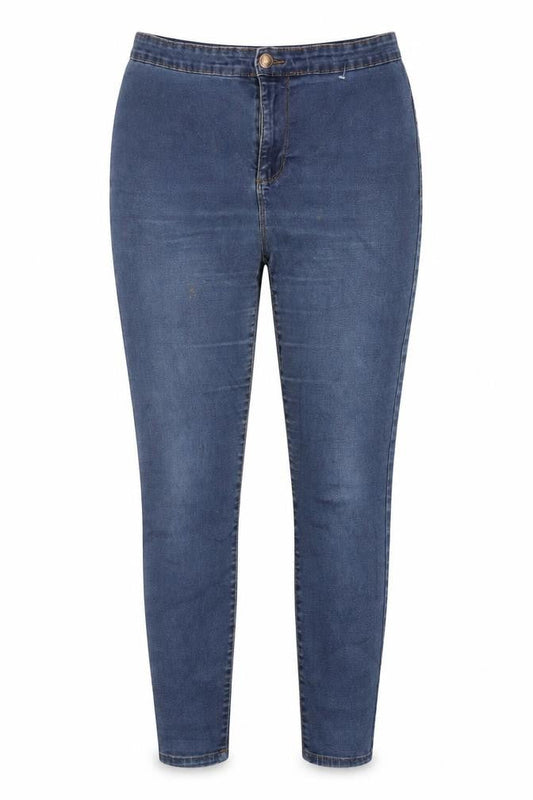 Denim Co Womens Black  Cotton Skinny Jeans Size 14 L26 in Regular