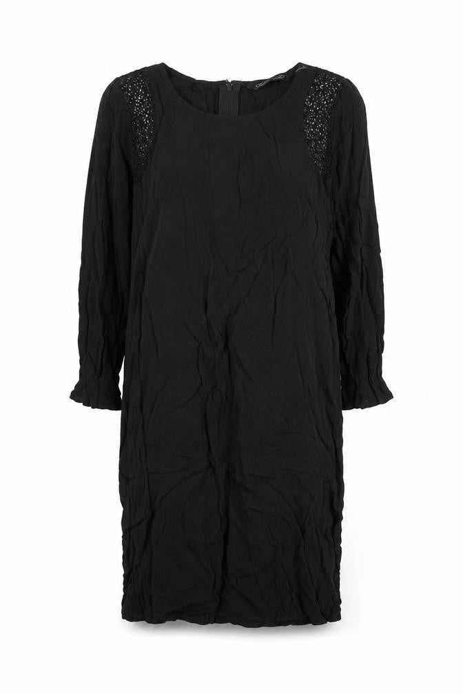 Glassons Womens Black  Viscose Mini  Size 8  Round Neck