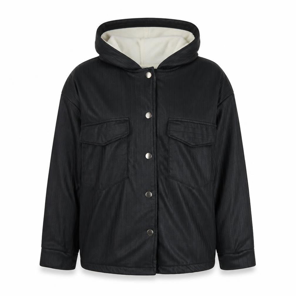 Lacati Womens Black   Jacket  Size L  Button