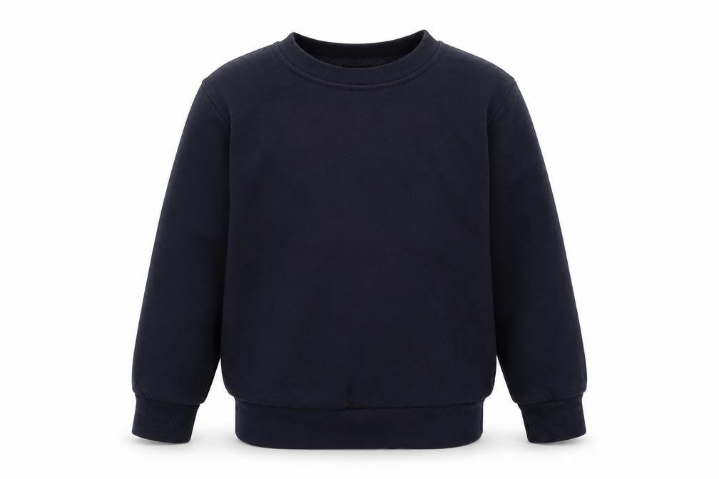 George Boys Blue  Cotton Pullover Sweatshirt Size 5-6 Years  Pullover - School Wear