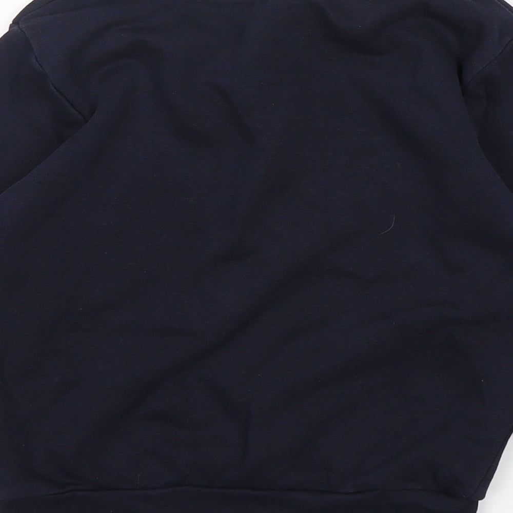 George Boys Blue  Cotton Pullover Sweatshirt Size 5-6 Years  Pullover - School Wear