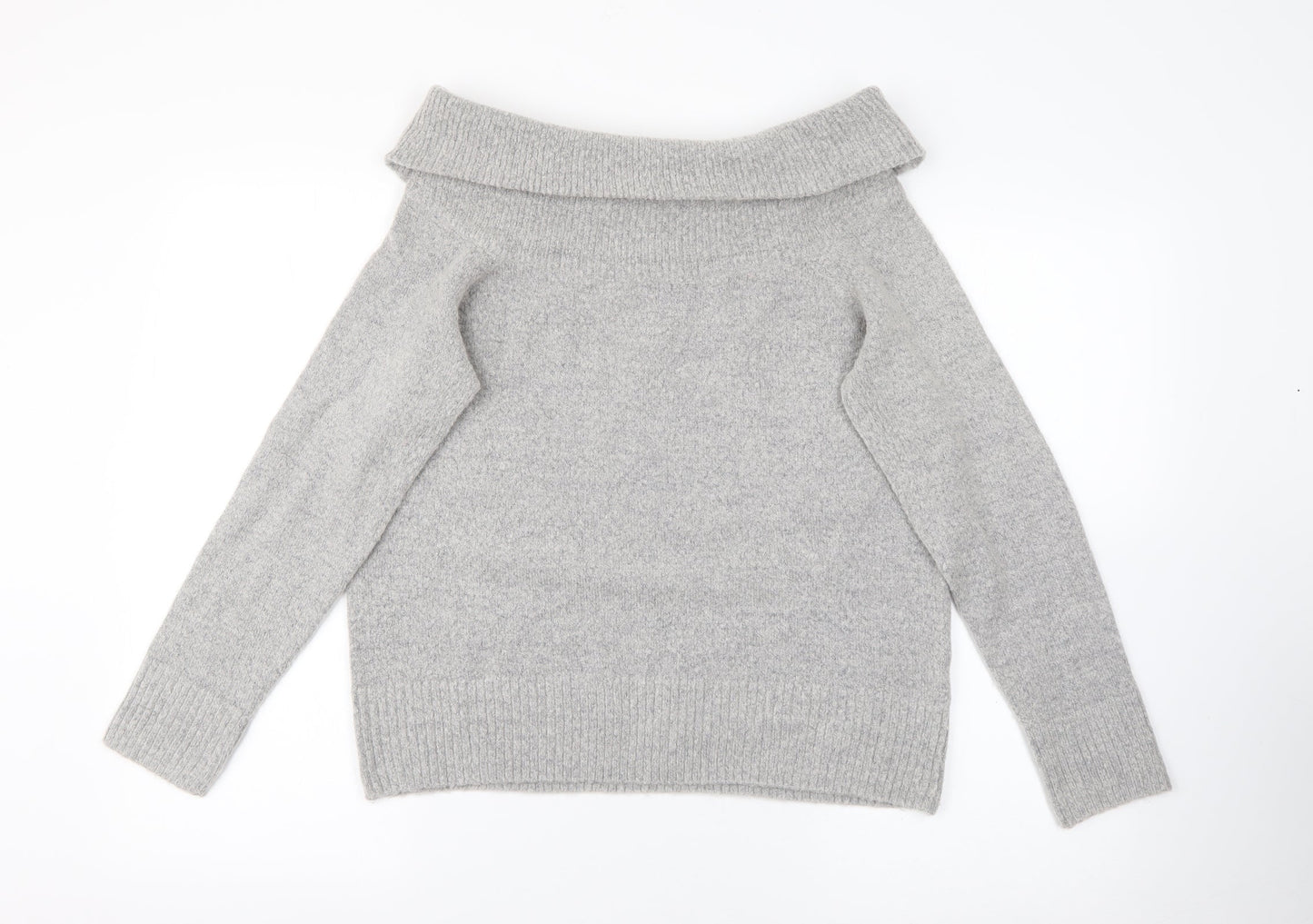 Preworn Womens Green Roll Neck  Acrylic Pullover Jumper Size 12