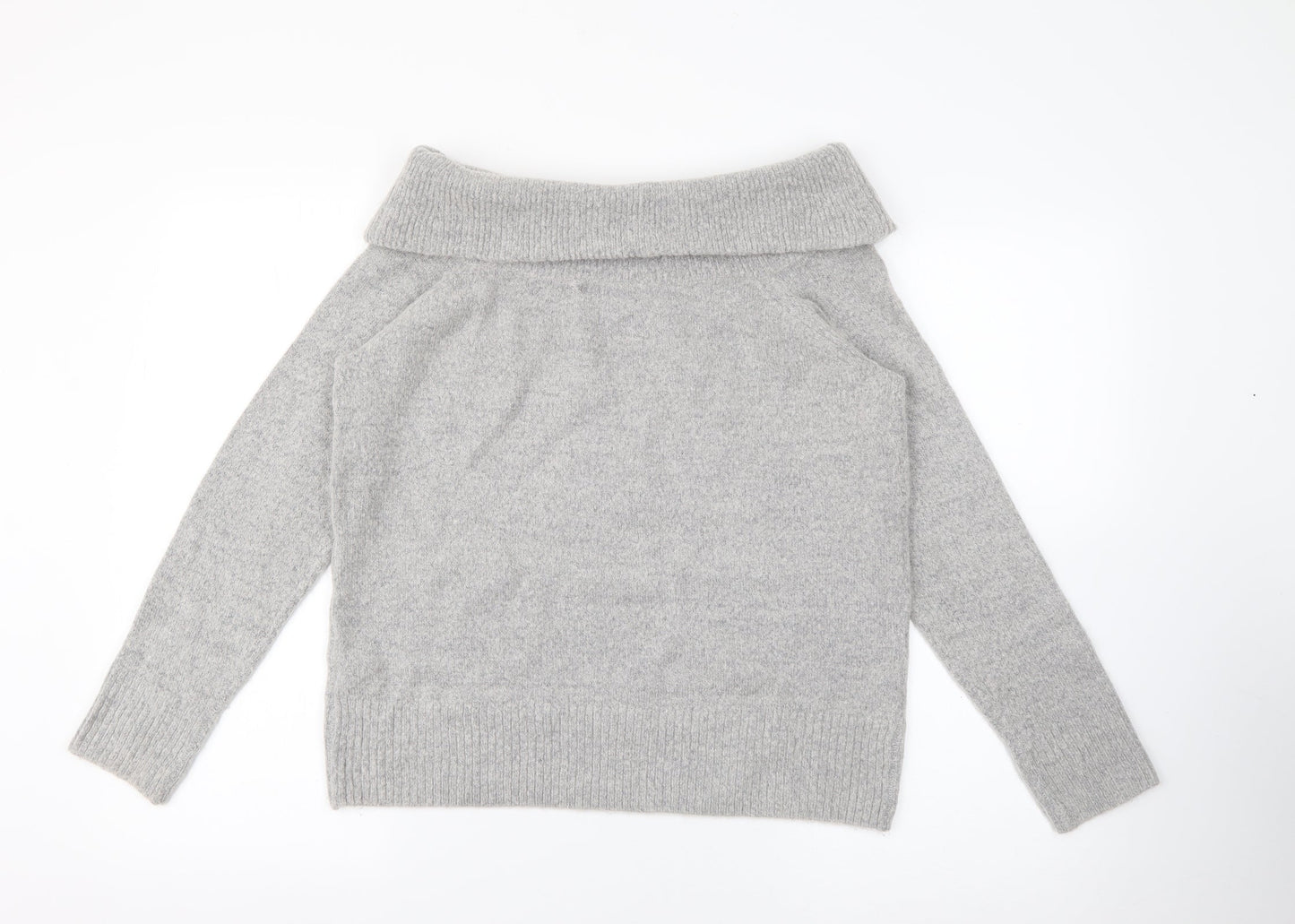 Preworn Womens Green Roll Neck  Acrylic Pullover Jumper Size 12