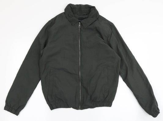 Brave Soul Mens Green   Jacket  Size S  Zip