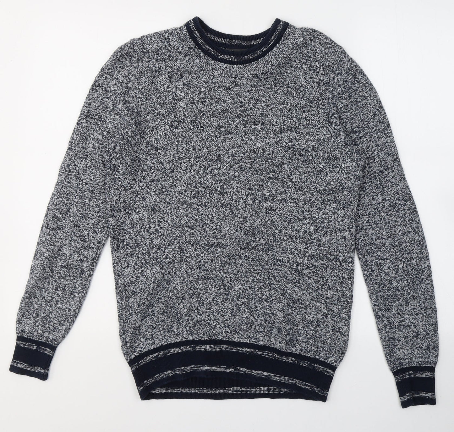 Marks and Spencer Mens Grey  Cotton Pullover Sweatshirt Size S