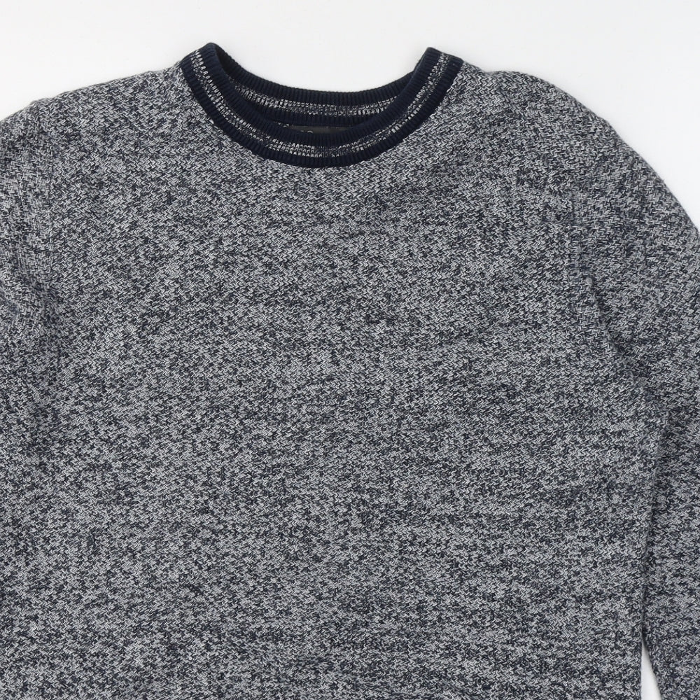 Marks and Spencer Mens Grey  Cotton Pullover Sweatshirt Size S