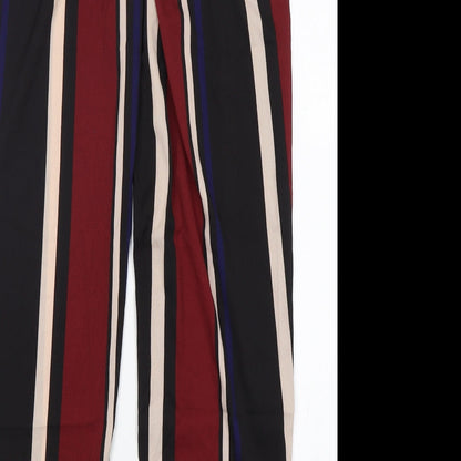 SHEIN Womens Multicoloured Striped Polyester Trousers  Size L L30 in Regular