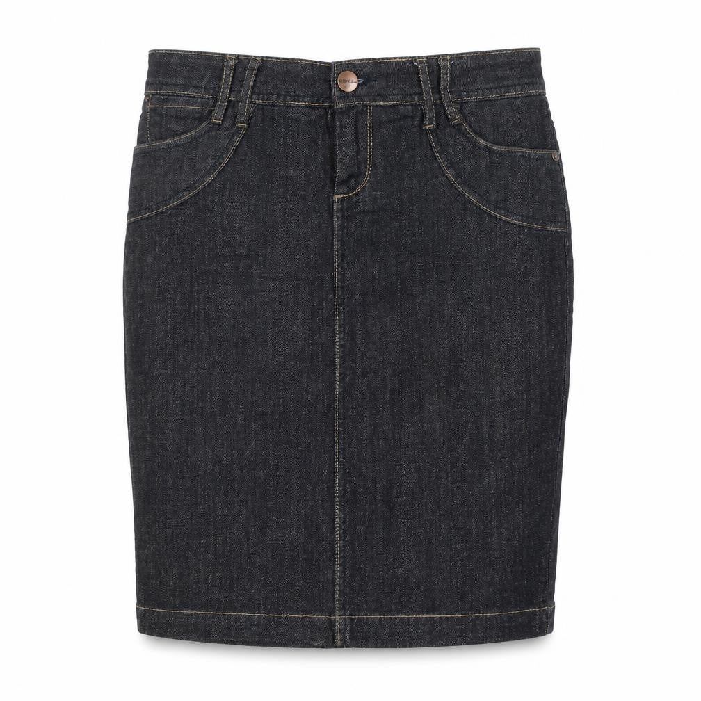 YesYes Womens Blue  Cotton Straight & Pencil Skirt Size 8
