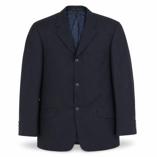 REMUS Mens Blue  Wool Jacket Blazer Size 38